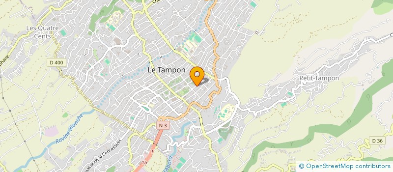 localisation de l'entreprise GREEN SMART ENERGY RUN  LE TAMPON