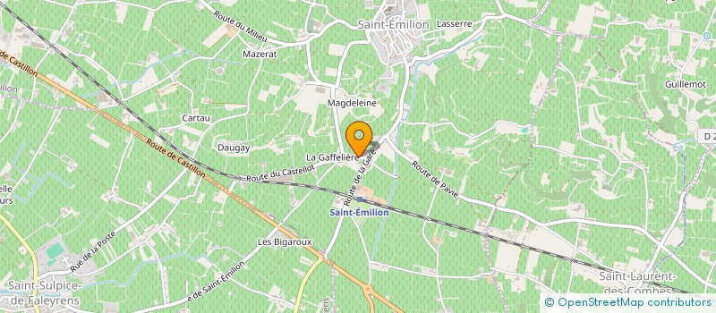 localisation de l'entreprise GREEN SOME  SAINT-EMILION