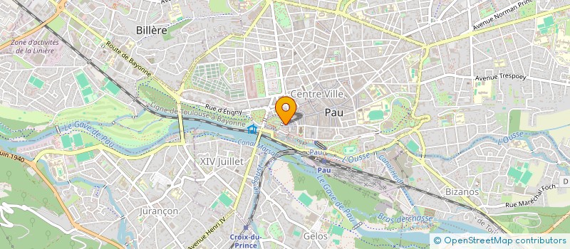 localisation de l'entreprise GREEN SPACE à PAU