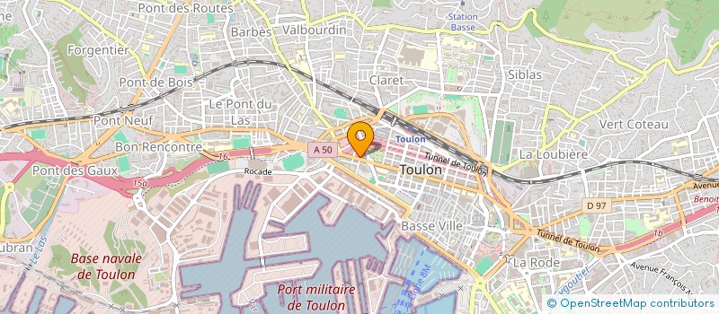 localisation de l'entreprise GREEN SPACE  TOULON