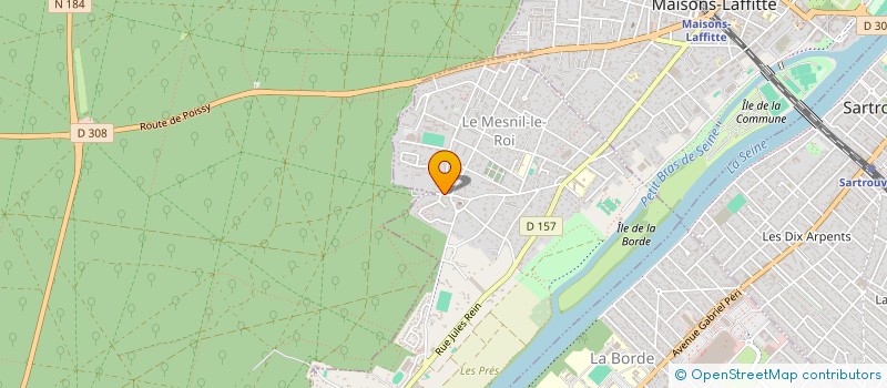 localisation de l'entreprise GREEN SPARK 2  LE MESNIL-LE-ROI