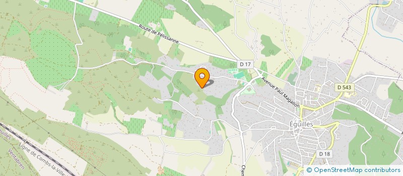 localisation de l'entreprise GREEN SPIRIT  EGUILLES