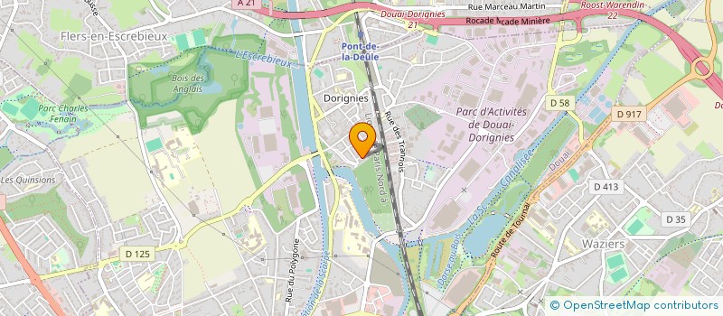 localisation de l'entreprise GREEN SQUARE  DOUAI
