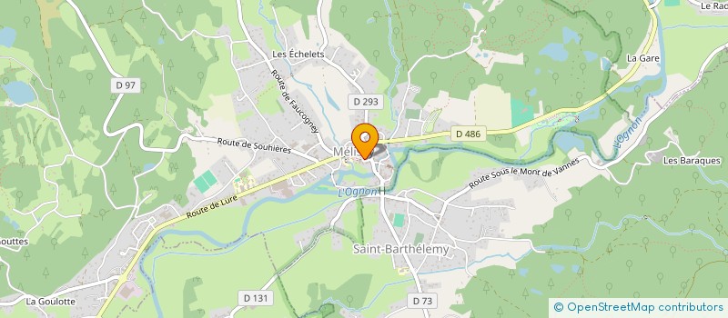 localisation de l'entreprise GREEN STABLES  MELISEY