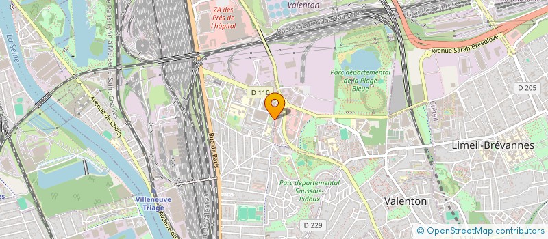 localisation de l'entreprise GREEN STAR à VILLENEUVE-SAINT-GEORGES