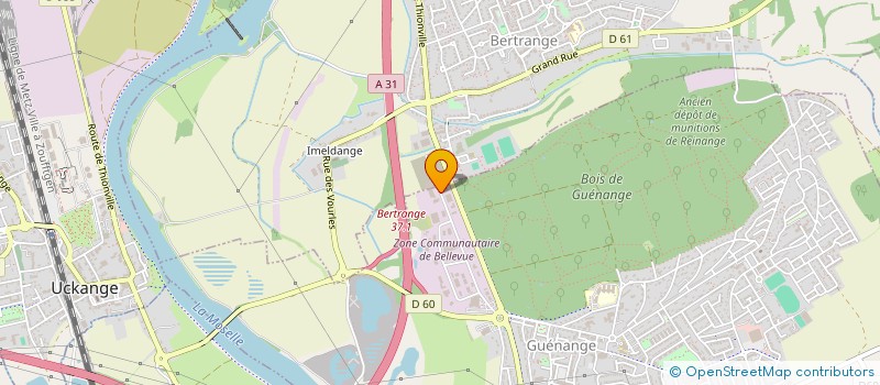 localisation de l'entreprise GREEN STONE  GUENANGE