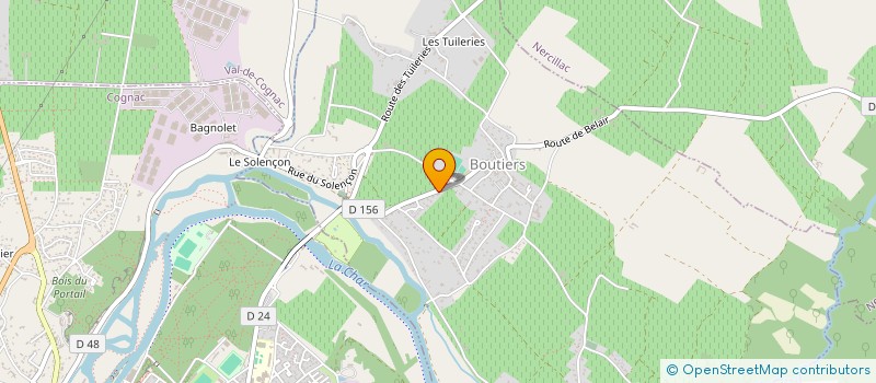 localisation de l'entreprise GREEN STOW à BOUTIERS-SAINT-TROJAN