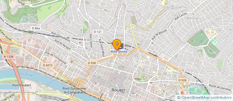 localisation de l'entreprise GREEN STREET à ROUEN