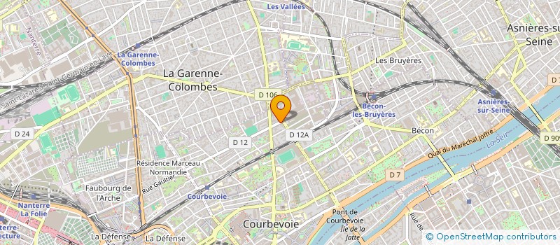 localisation de l'entreprise GREEN STRUCTURE CONSULTING à COURBEVOIE