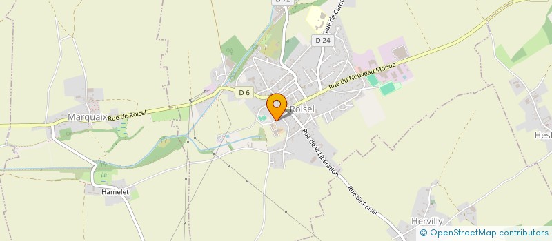 localisation de l'entreprise GREEN SUN  ROISEL