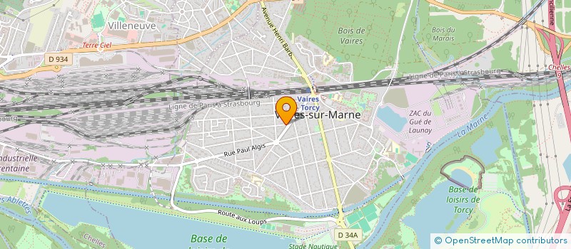 localisation de l'entreprise GREEN SUR MARNE à VAIRES-SUR-MARNE