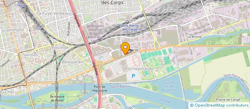 localisation de l'entreprise GREEN TEAM  SAINT-PIERRE-DES-CORPS