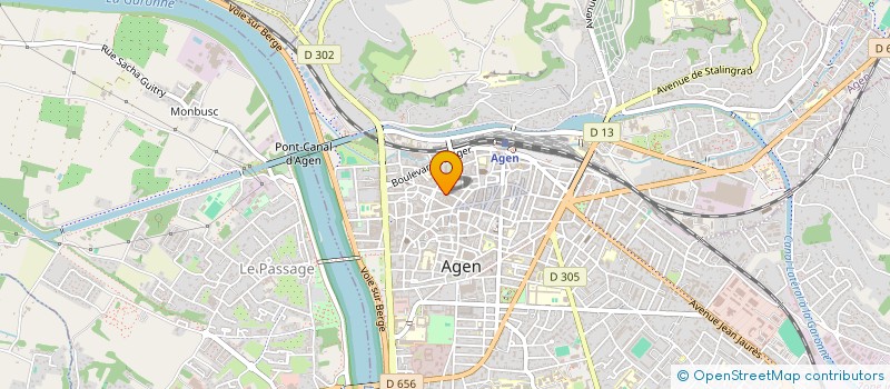 localisation de l'entreprise GREEN TECH  AGEN