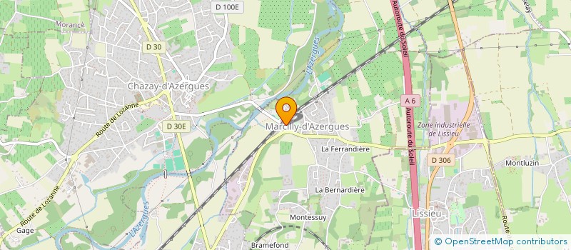 localisation de l'entreprise GREEN-TEK  MARCILLY-D'AZERGUES