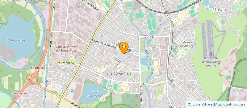 localisation de l'entreprise GREEN TELECOM RESEAUX à STRASBOURG