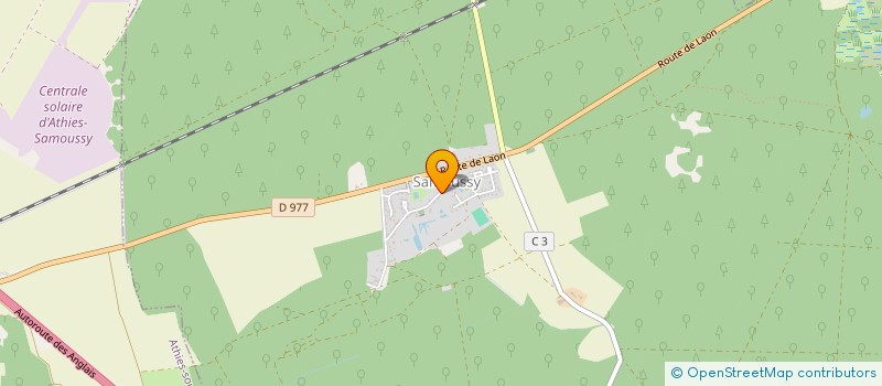 localisation de l'entreprise GREEN TERRASSEMENT  SAMOUSSY