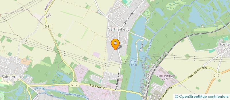 localisation de l'entreprise GREEN THE LITTLE  VERT-LE-PETIT