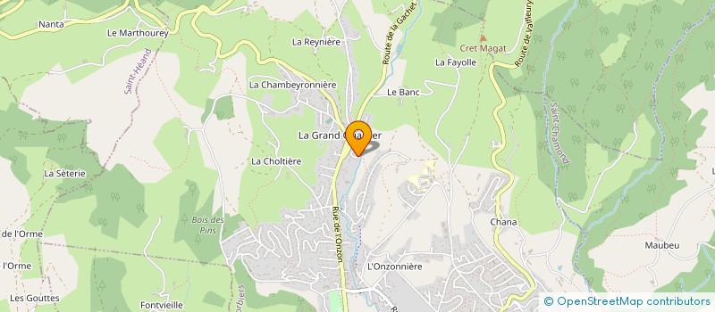 localisation de l'entreprise GREEN TIGE à SORBIERS