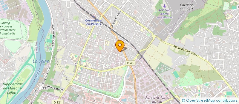 localisation de l'entreprise GREEN TRANSPORT  ROISSY-EN-BRIE