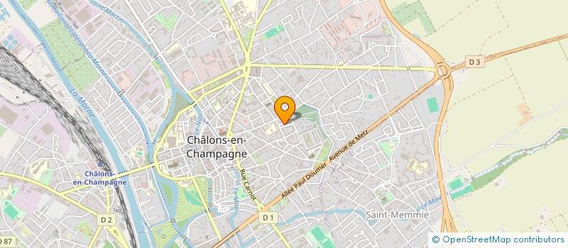 localisation de l'entreprise GREEN'UP SUPPLY à CHALONS-EN-CHAMPAGNE