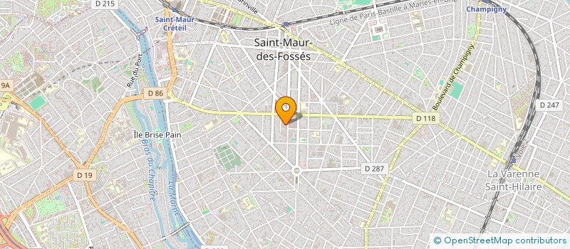 localisation de l'entreprise GREEN VISION  SAINT-MAUR-DES-FOSSES