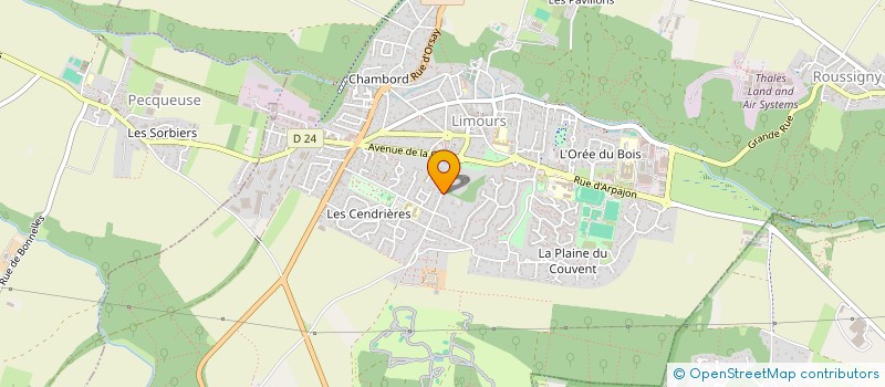 localisation de l'entreprise GREEN-VOLT à LIMOURS