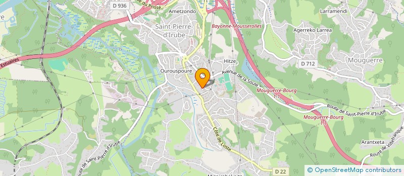 localisation de l'entreprise GREEN VTC 64  SAINT-PIERRE-D'IRUBE