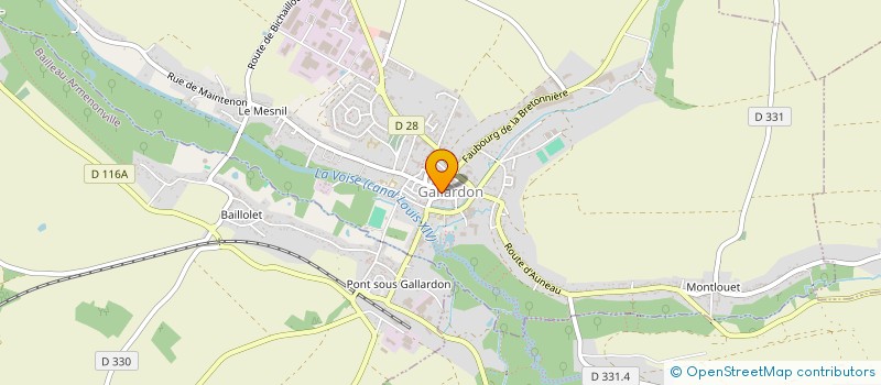 localisation de l'entreprise GREEN VTC PRIVE à GALLARDON