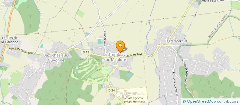 localisation de l'entreprise GREEN VTC SASU à LE TREMBLAY-SUR-MAULDRE
