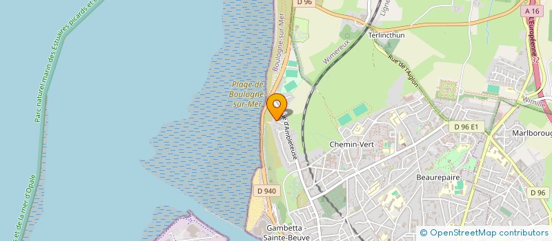 localisation de l'entreprise GREEN WAY  BOULOGNE-SUR-MER