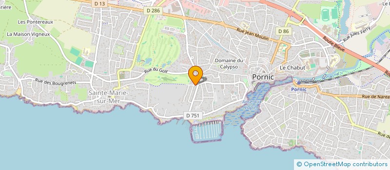 localisation de l'entreprise GREEN WEST  PORNIC