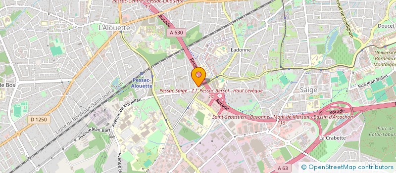 localisation de l'entreprise GREEN-WISH à PESSAC