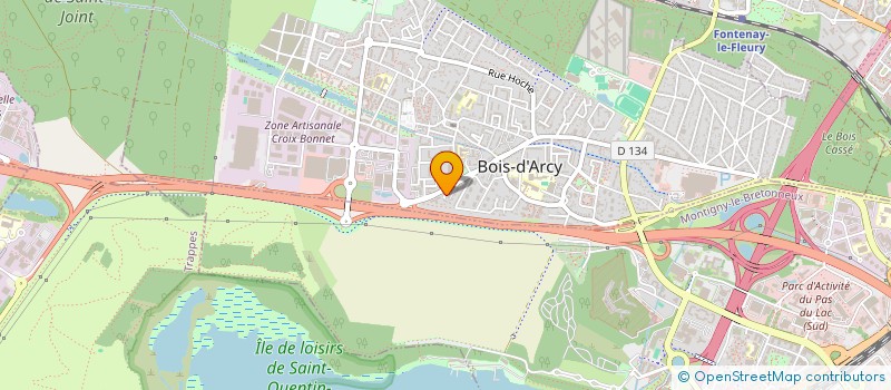 localisation de l'entreprise GREEN YARD à BOIS-D'ARCY