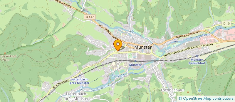 localisation de l'entreprise GREEN ZONE  BRUNSTATT-DIDENHEIM