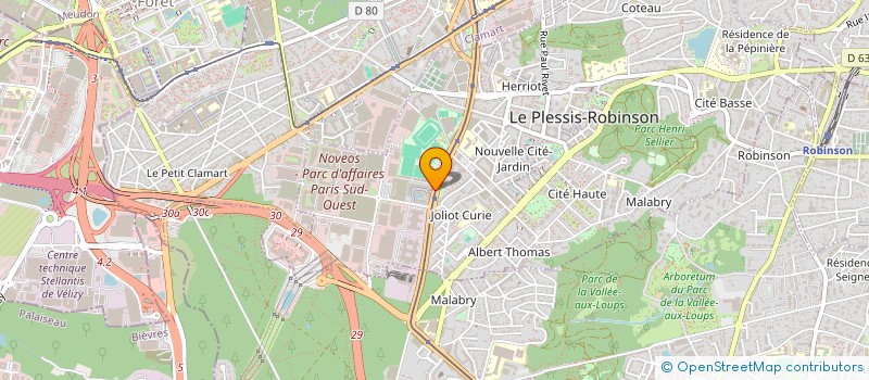 localisation de l'entreprise GREEN92 à LE PLESSIS-ROBINSON