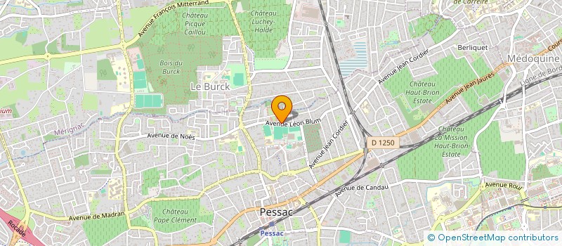 localisation de l'entreprise GREENACTIVE à PESSAC