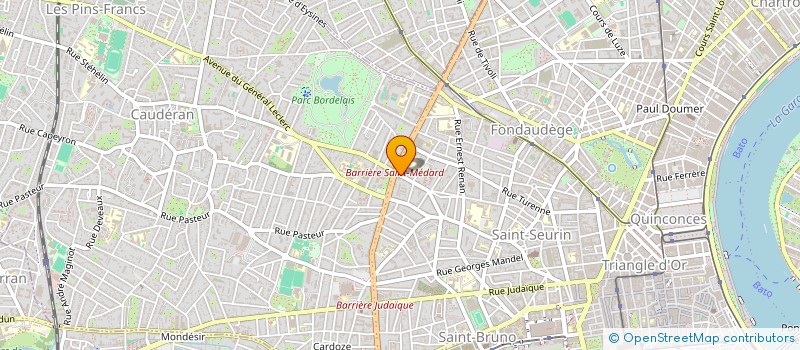 localisation de l'entreprise GREENADINE  BORDEAUX