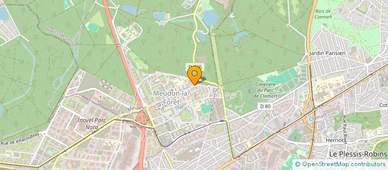 localisation de l'entreprise GREENAILS à MEUDON