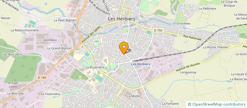 localisation de l'entreprise GREENALYS  LES HERBIERS