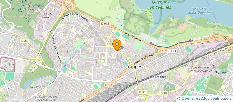 localisation de l'entreprise GREENAUM VEGETAL  TRAPPES