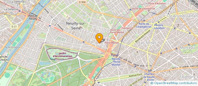 localisation de l'entreprise GREENBAT à NEUILLY-SUR-SEINE