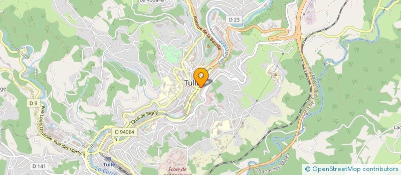 localisation de l'entreprise GREENBAUM & BISHOP  TULLE