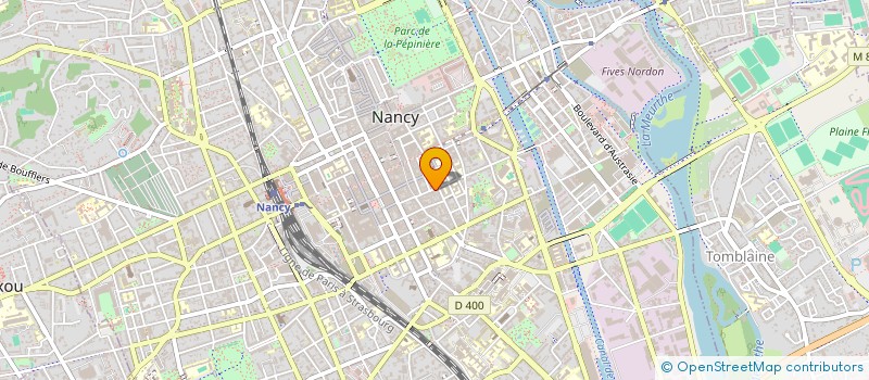 localisation de l'entreprise GREENBERRY à NANCY