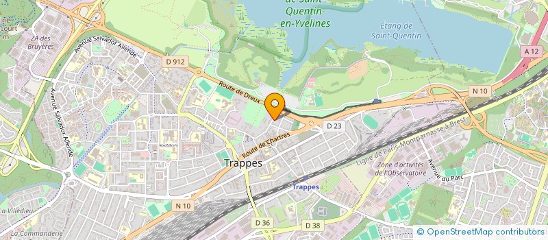 localisation de l'entreprise GREENBRO  TRAPPES