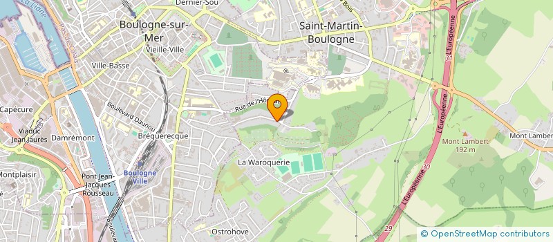 localisation de l'entreprise GREENCAMP  SAINT-MARTIN-BOULOGNE