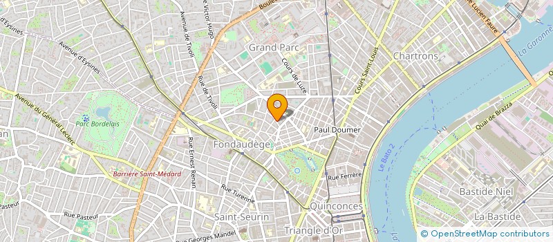 localisation de l'entreprise GREENCARE CAPITAL  BORDEAUX