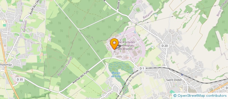 localisation de l'entreprise GREENCARE EXPANSION  BONS-EN-CHABLAIS