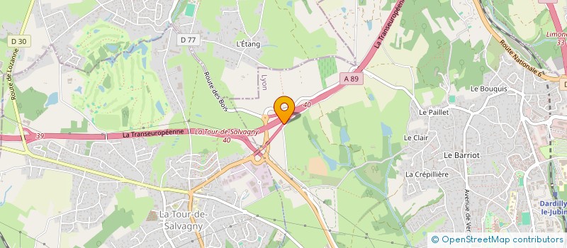 localisation de l'entreprise GREENCHIP  DARDILLY