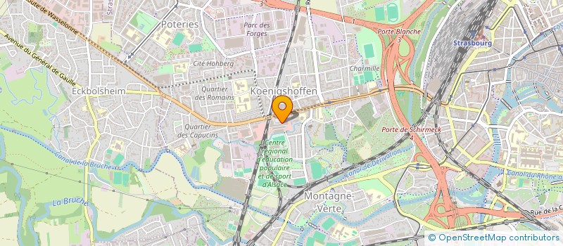 localisation de l'entreprise GREENCONTROL à STRASBOURG