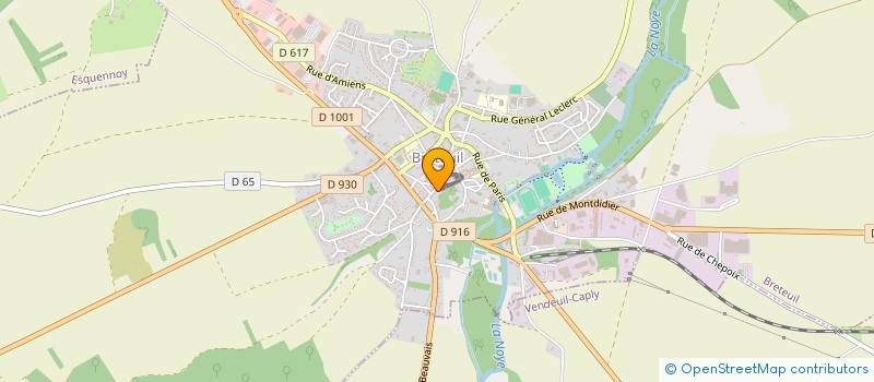 localisation de l'entreprise GREEND'OR à BRETEUIL